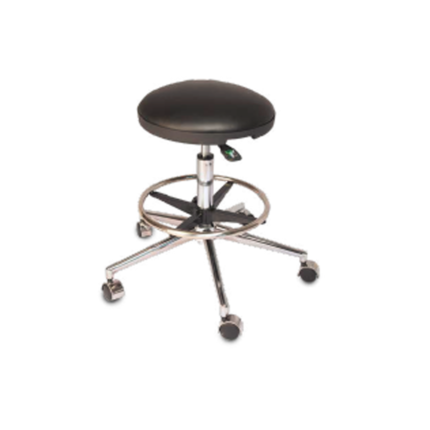 Surgical and Anesthesia Stool - Hand Control with Circle Foot Support