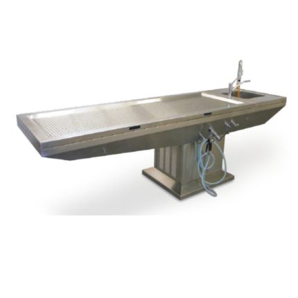 Autopsy and body washing table