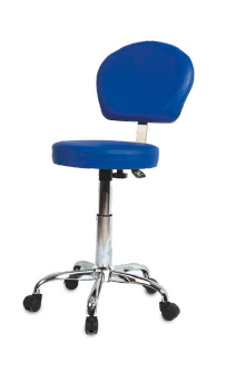 Surgical and Anesthesia Stool with back- Hand Control