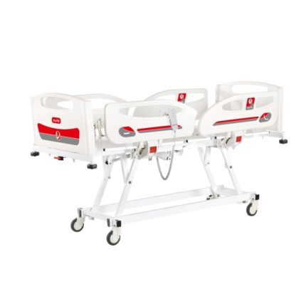 3 Motors Hospital Bed with Side Rails & Hand Control