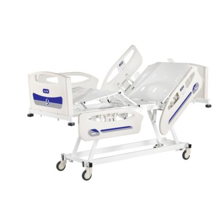 4 Motors Hospital Bed with Embedded side rail unit