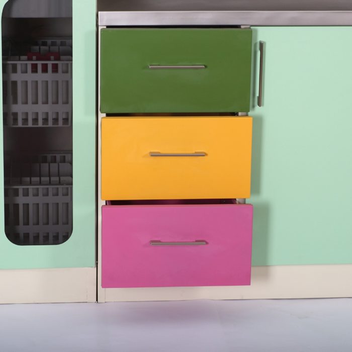 COLOURED CUPBOARD