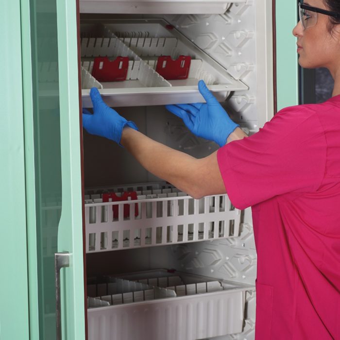 COLOURED CUPBOARD