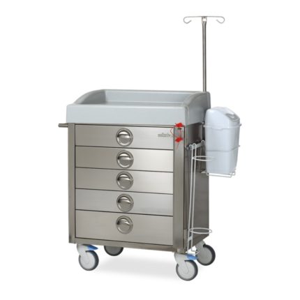 EMERGENCY AND DRESSING CART