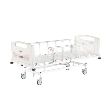 Hospital Bed with Two Motors and ABS Head Aluminum Guardian