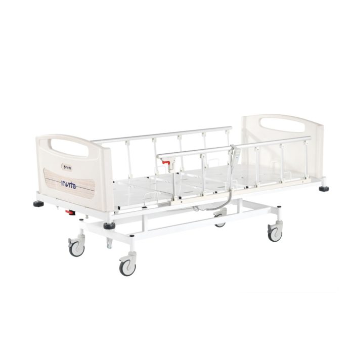 Hospital Bed with Two Motors and ABS Head Aluminum Guardian