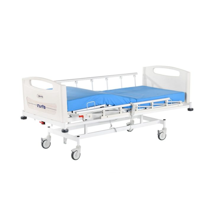 Hospital Bed with Two Motors and ABS Head Aluminum Guardian