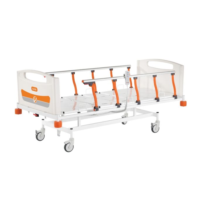 Hospital Bed with Two Motors and Hand Control Unit