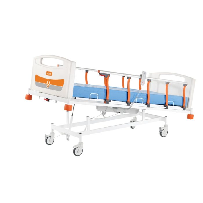 Hospital Bed with Two Motors and Hand Control Unit