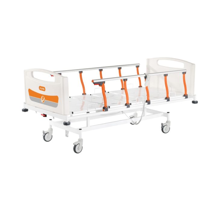 Hospital Bed with Two Motors and Injection Guards