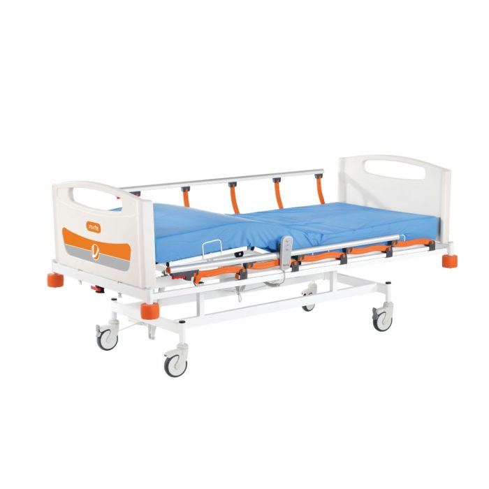 Hospital Bed with Two Motors and Hand Control Unit