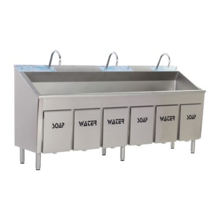 Triple Hand Wash Scrub Unit