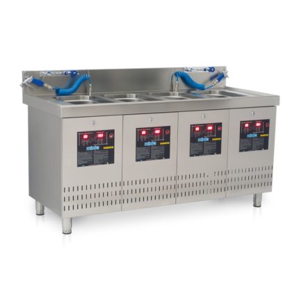 ULTRASONIC CLEANER COUNTER WITH DRYING UNIT