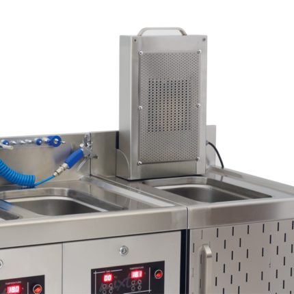 ULTRASONIC CLEANER COUNTER WITH DRYING UNIT