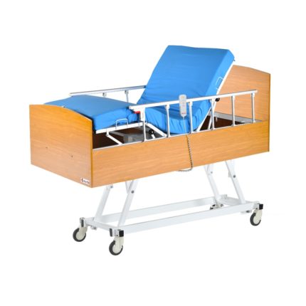 Wooden Bed with Three Motors