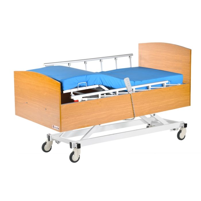 Wooden Bed with Three Motors