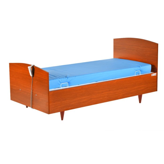 Wooden Bed with Two motors