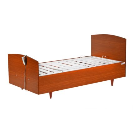 Wooden Bed with Two motors