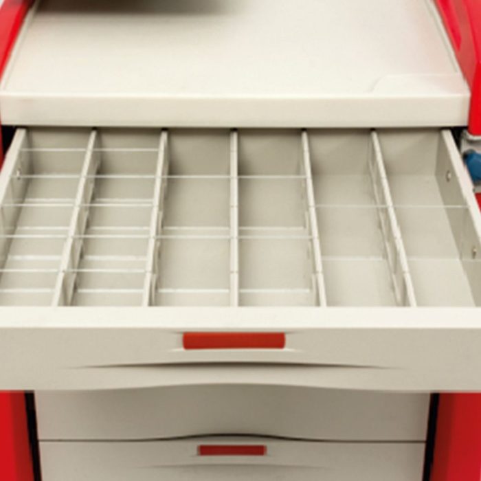 EMERGENCY CART 5 drawers