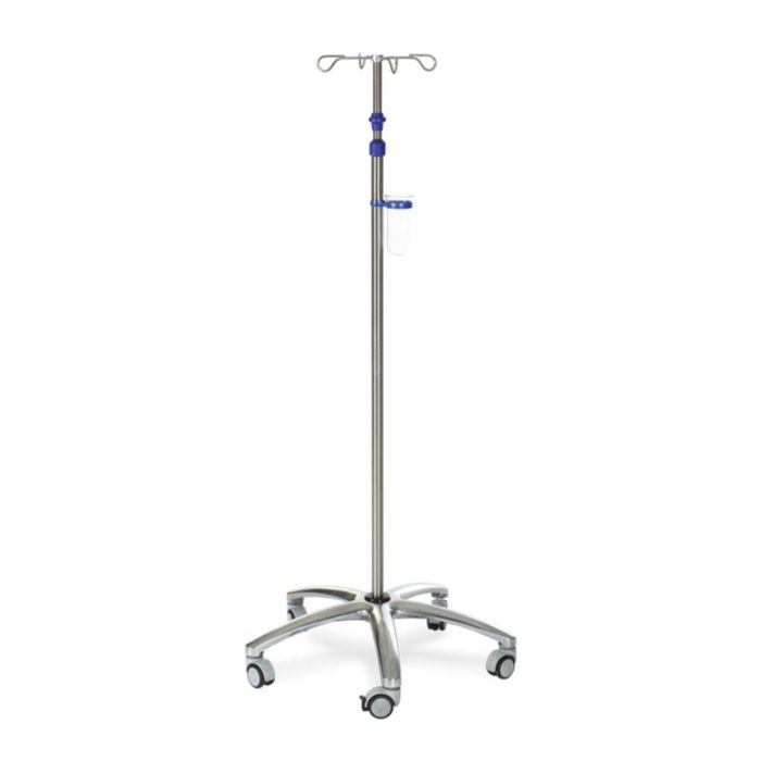 IV STAND, ONE HAND ADJUSTMENT, MR ADAPTABLE, ALUMINIUM BASE 5kgs