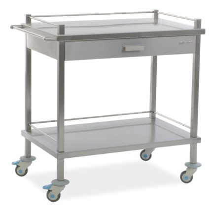 Instrument and Dressing Trolley with Barriers